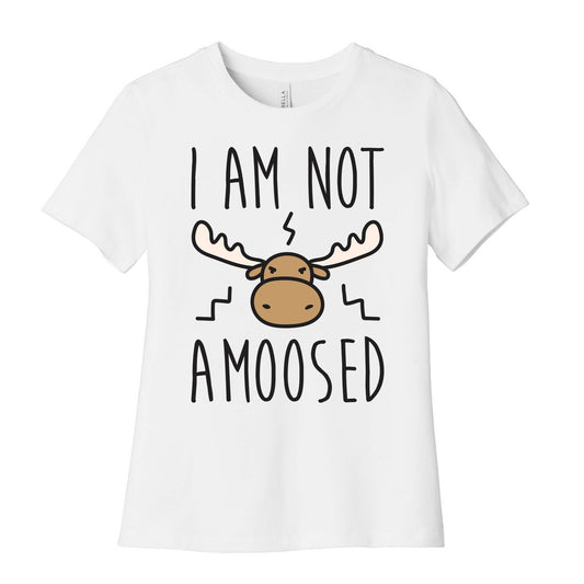I Am Not Amoosed Women's Cotton Tee