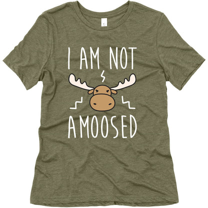 I Am Not Amoosed Women's Triblend Tee