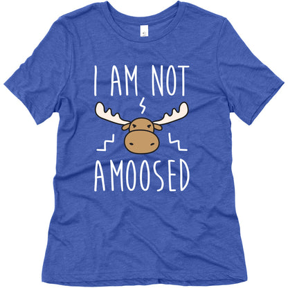 I Am Not Amoosed Women's Triblend Tee