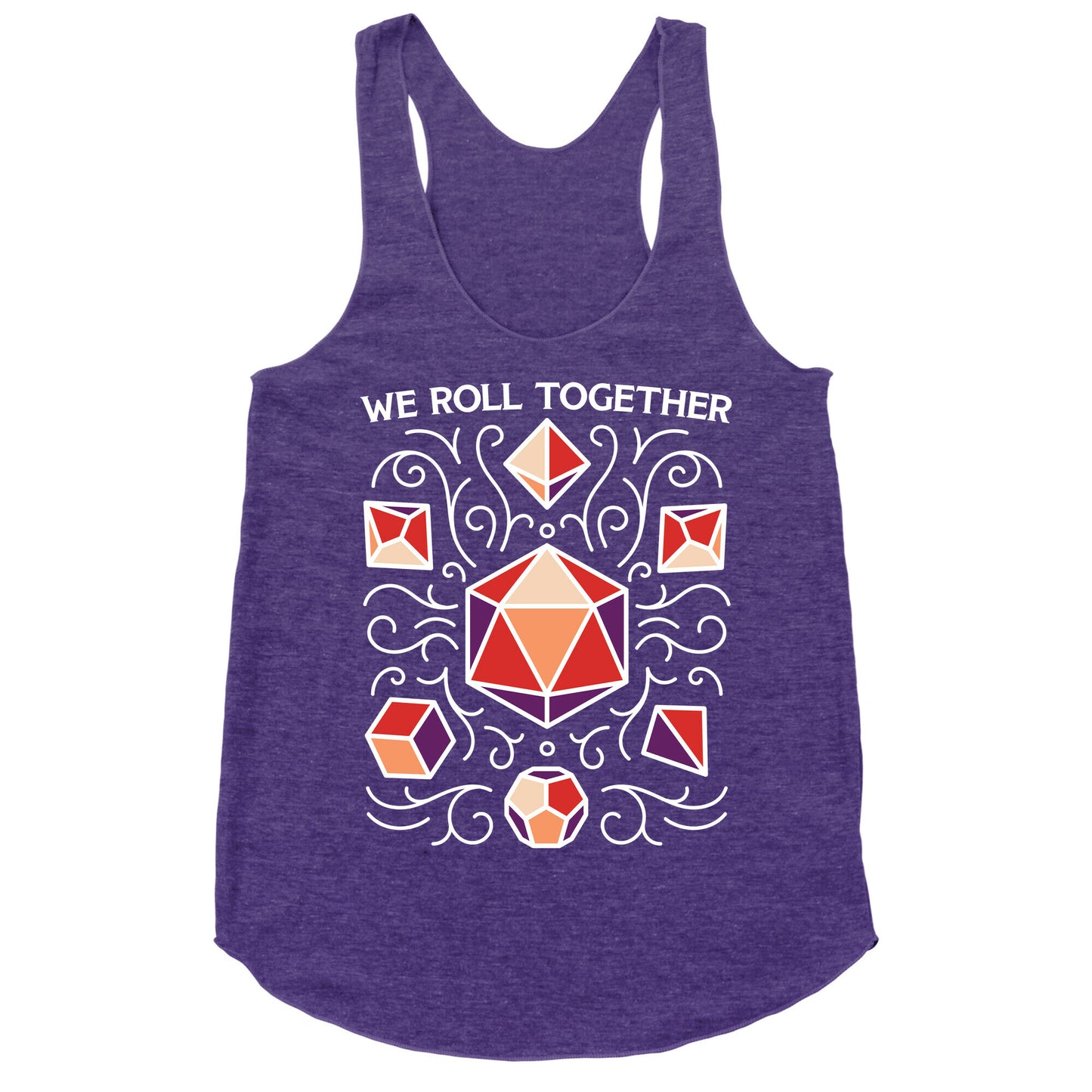 We Roll Together Racerback Tank