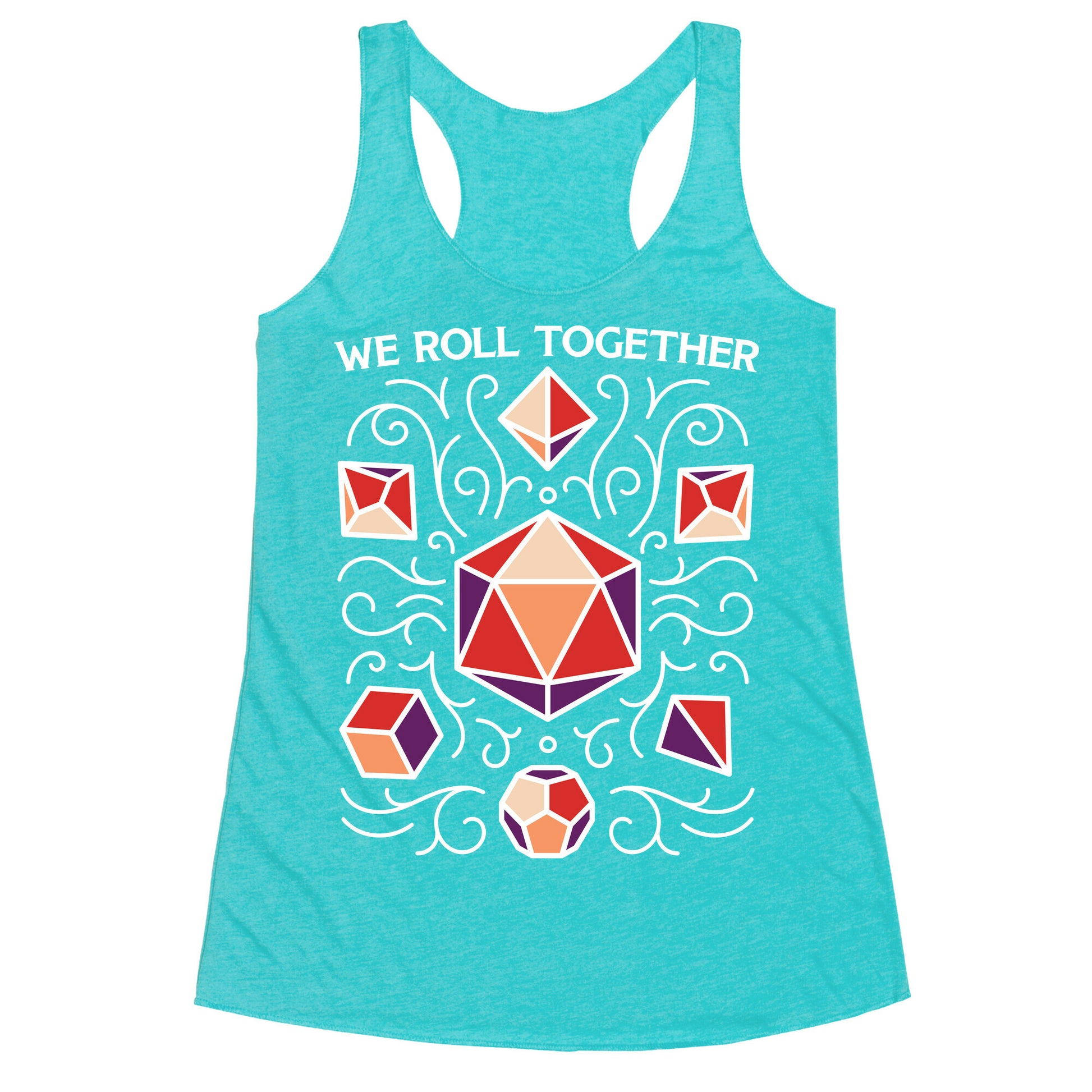 We Roll Together Racerback Tank