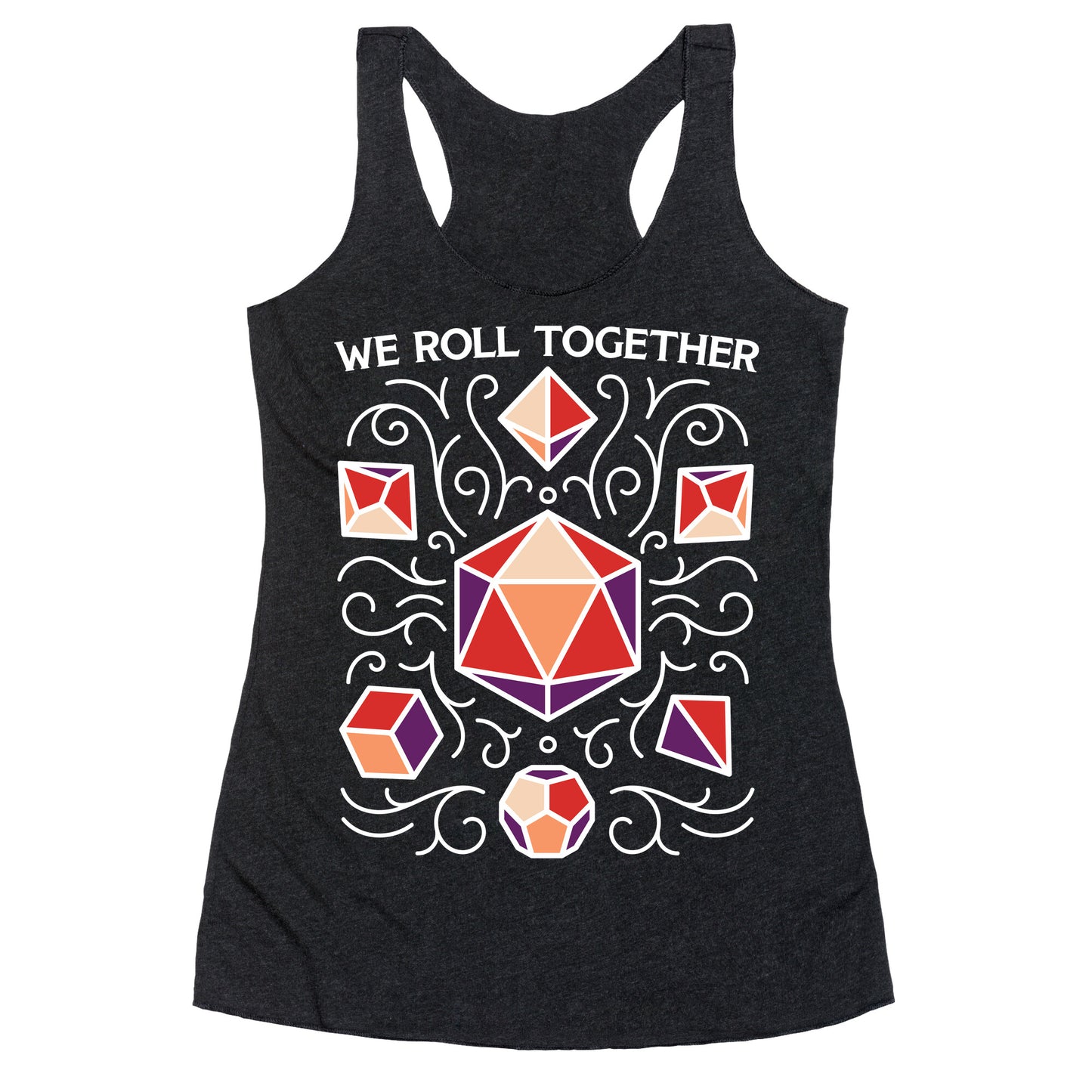 We Roll Together Racerback Tank