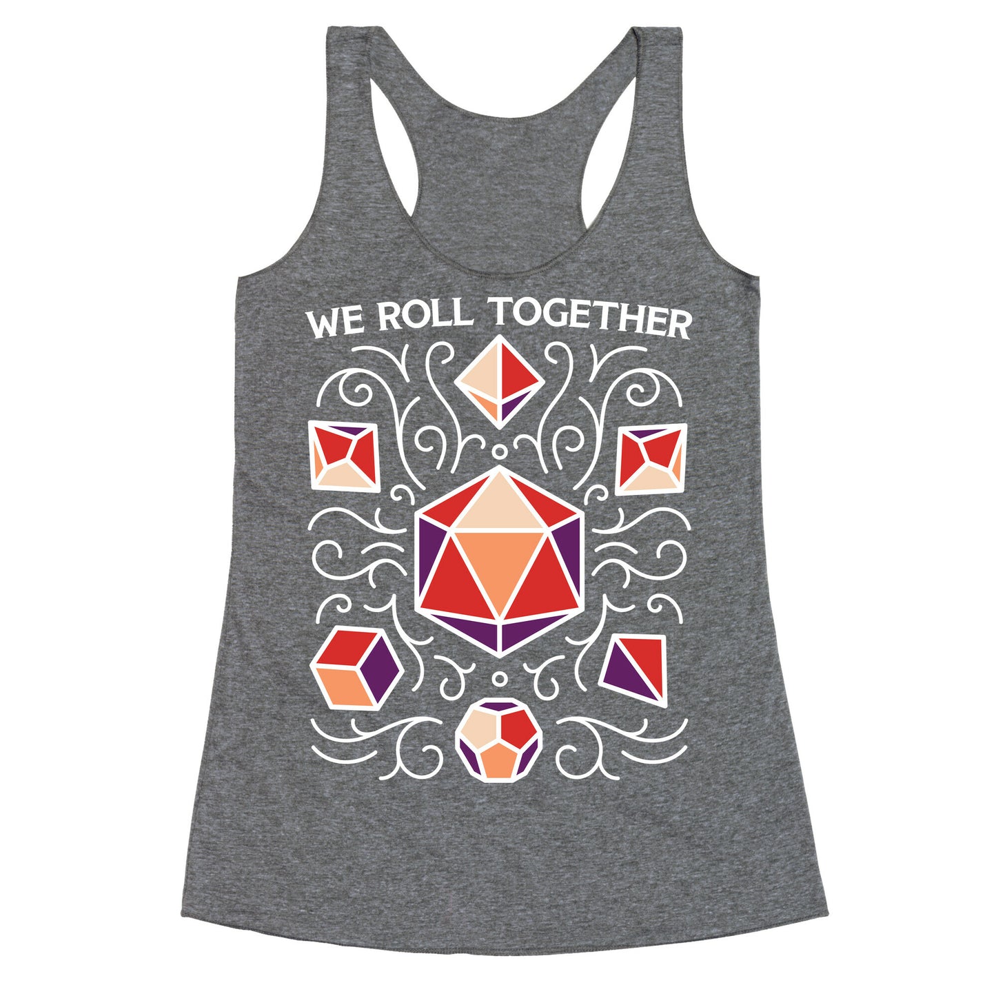 We Roll Together Racerback Tank