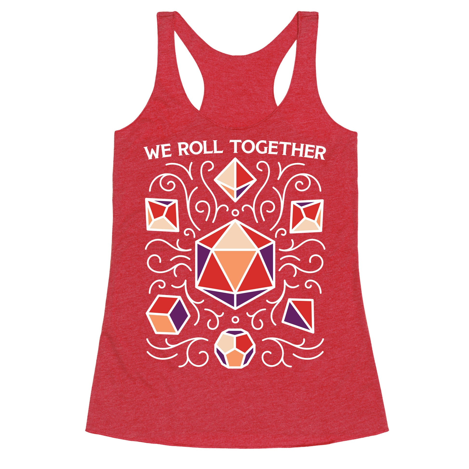 We Roll Together Racerback Tank
