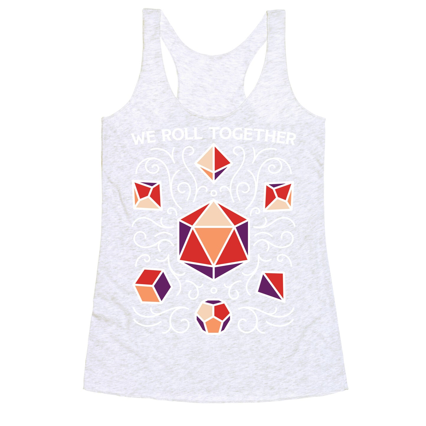 We Roll Together Racerback Tank