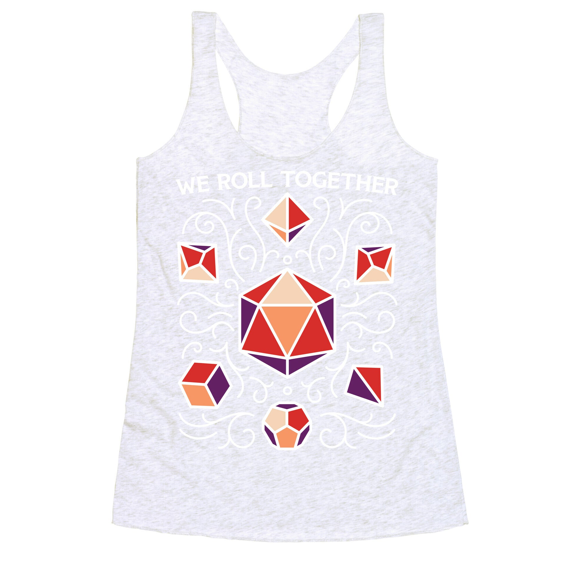 We Roll Together Racerback Tank
