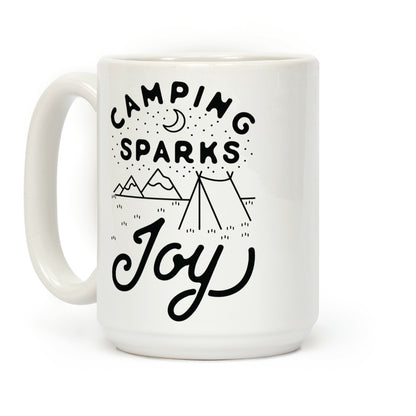 Camping Sparks Joy Coffee Mug