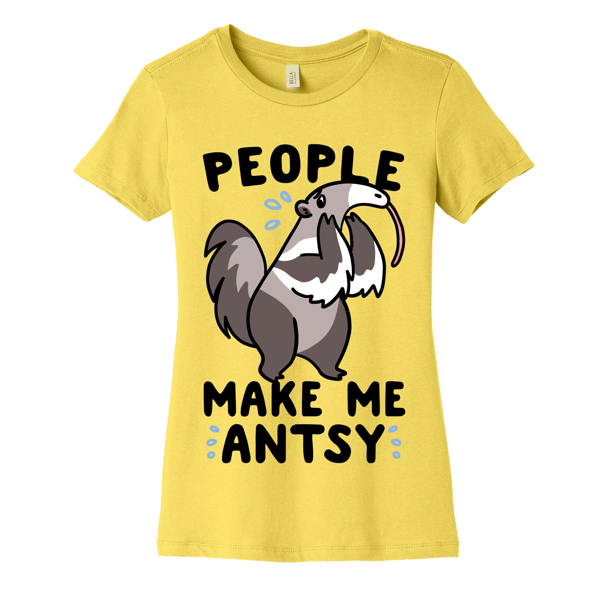 People Make Me Antsy - Anteater Women's Cotton Tee
