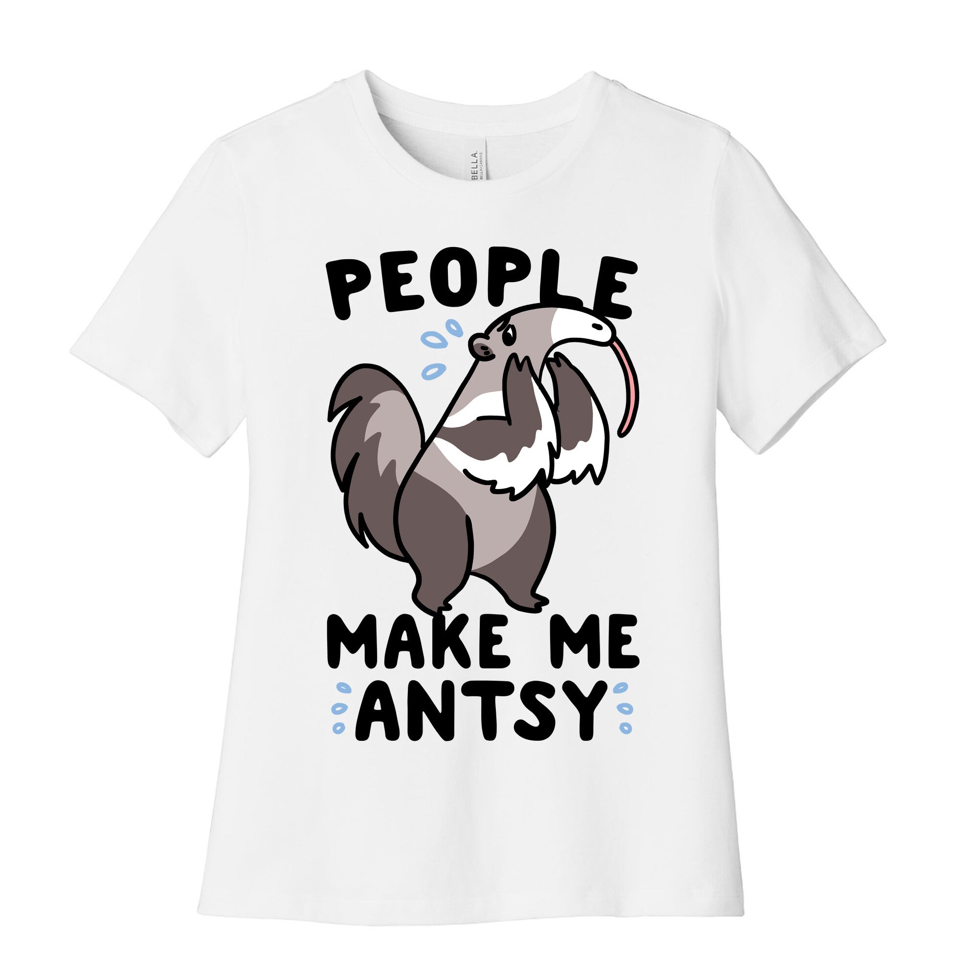 People Make Me Antsy - Anteater Women's Cotton Tee