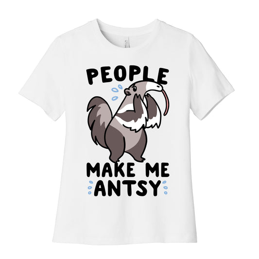 People Make Me Antsy - Anteater Women's Cotton Tee