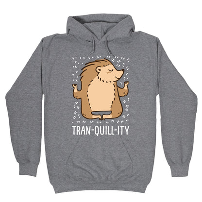 Tran-QUILL-ity - Hedgehog Hoodie