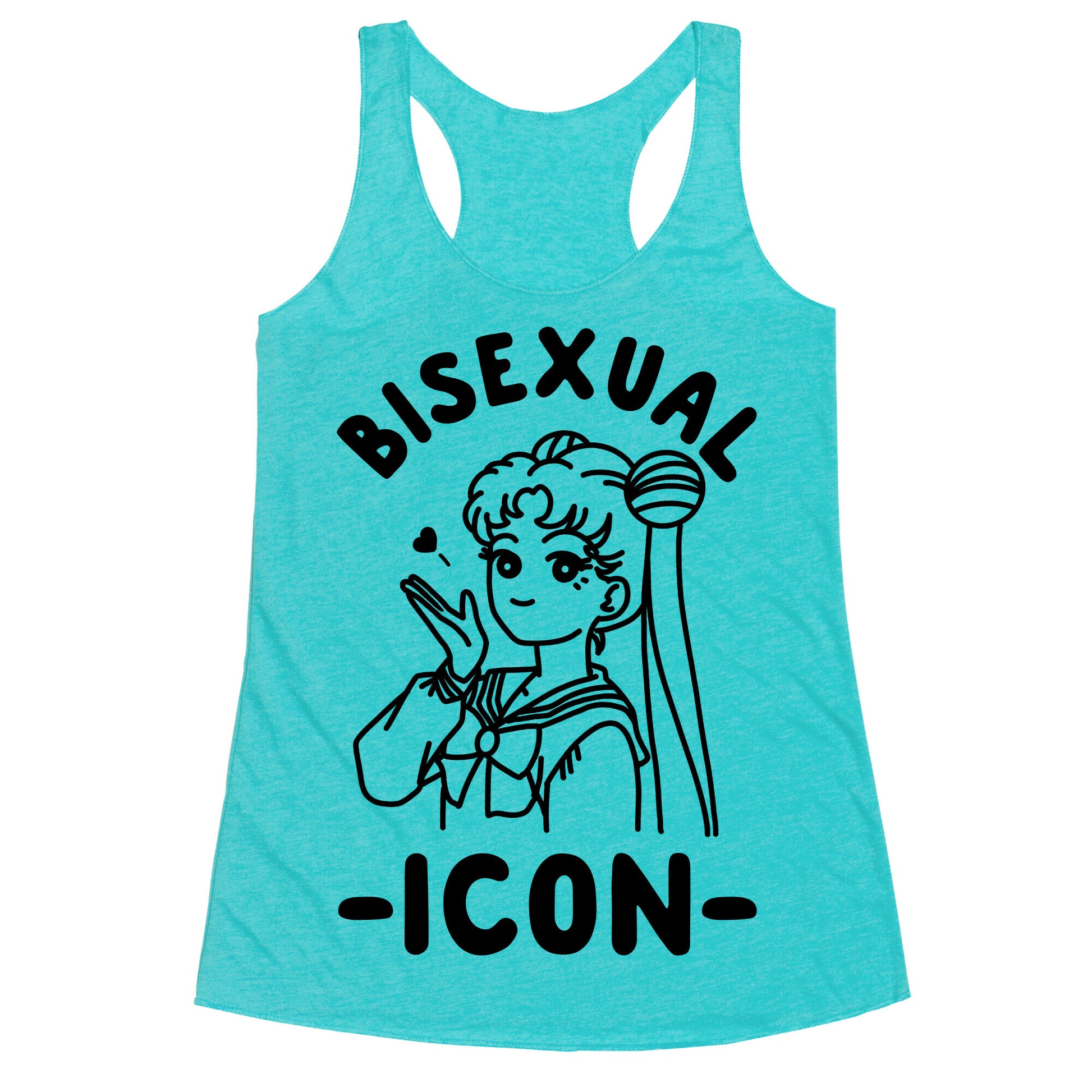 Bisexual Icon Usagi Racerback Tank