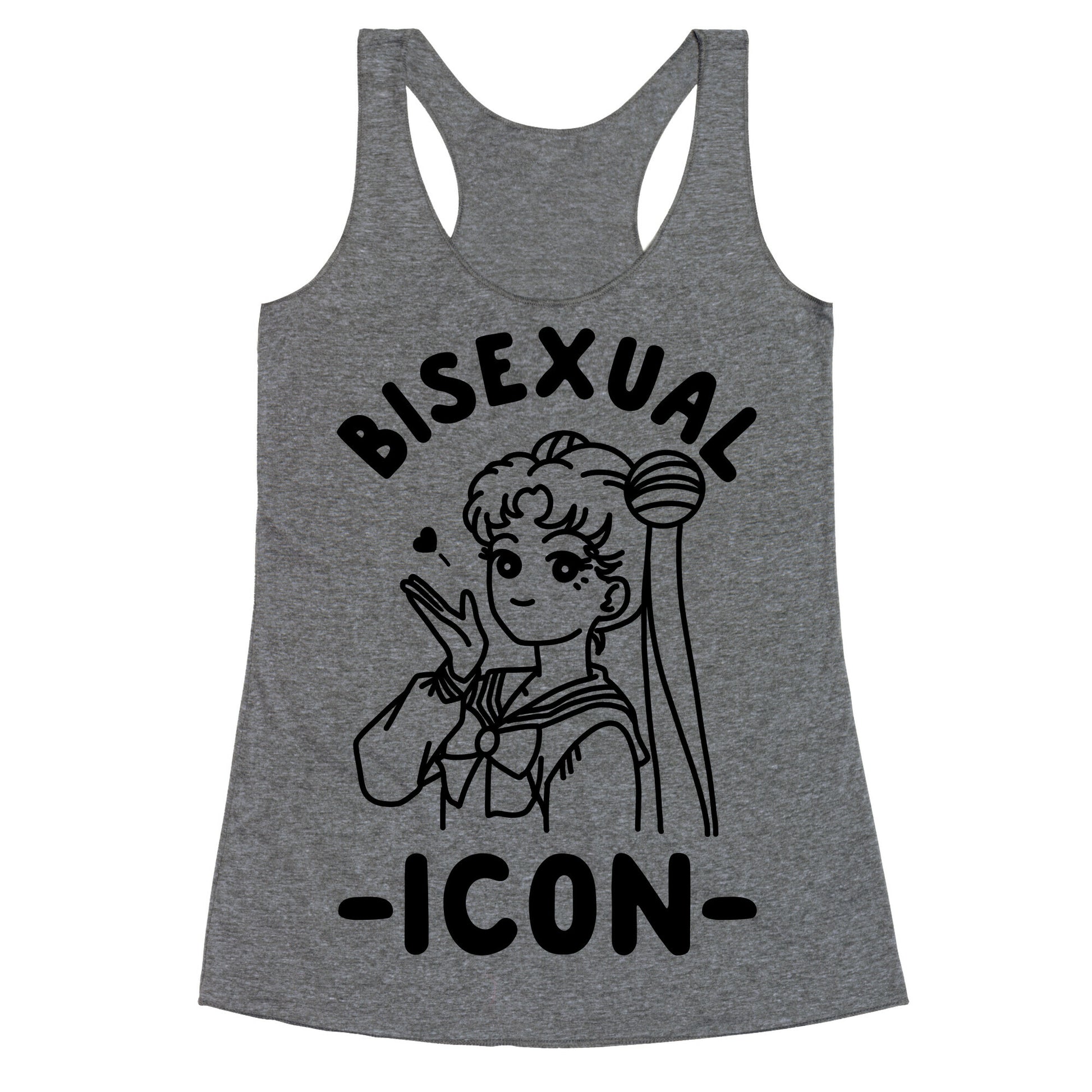 Bisexual Icon Usagi Racerback Tank
