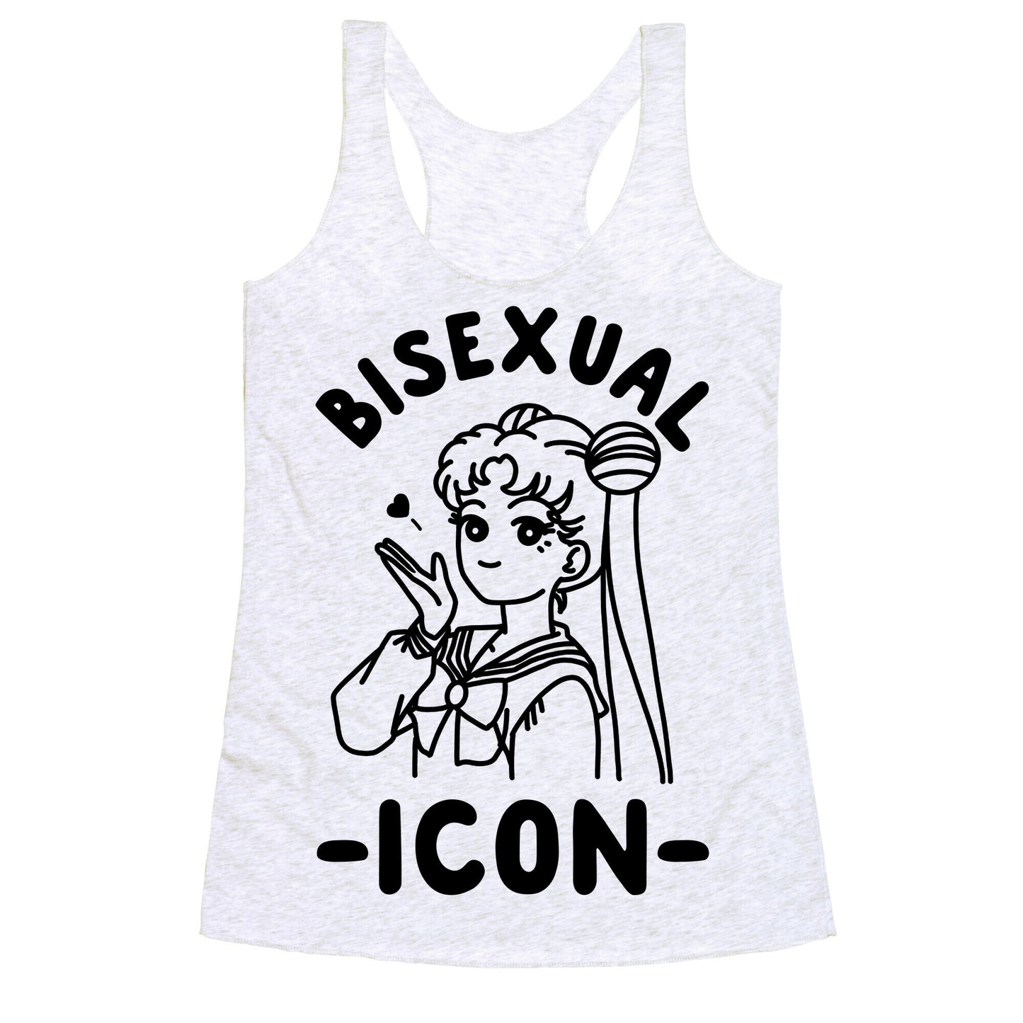 Bisexual Icon Usagi Racerback Tank