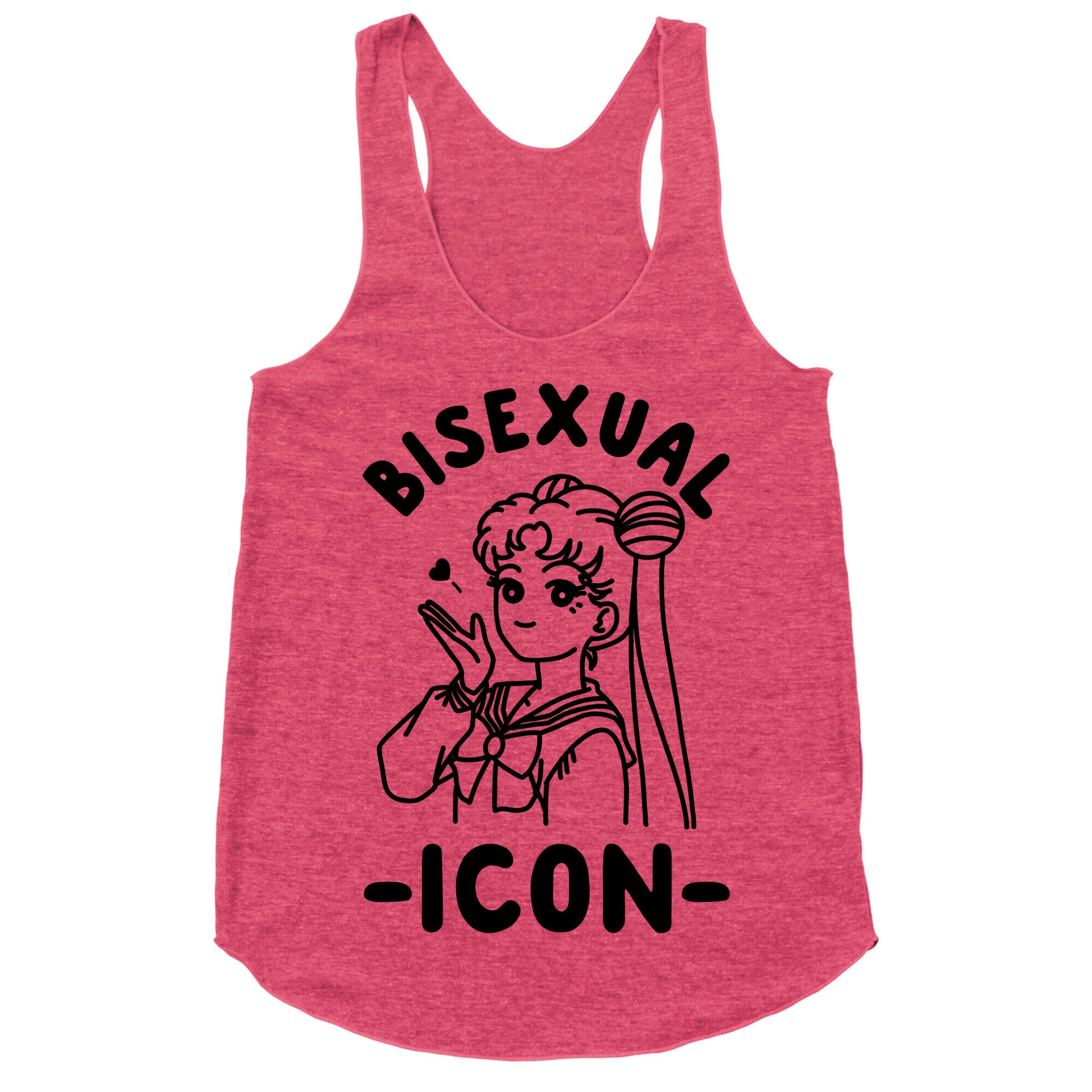 Bisexual Icon Usagi Racerback Tank