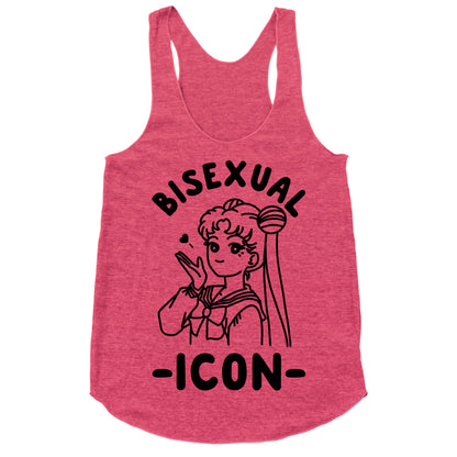 Bisexual Icon Usagi Racerback Tank