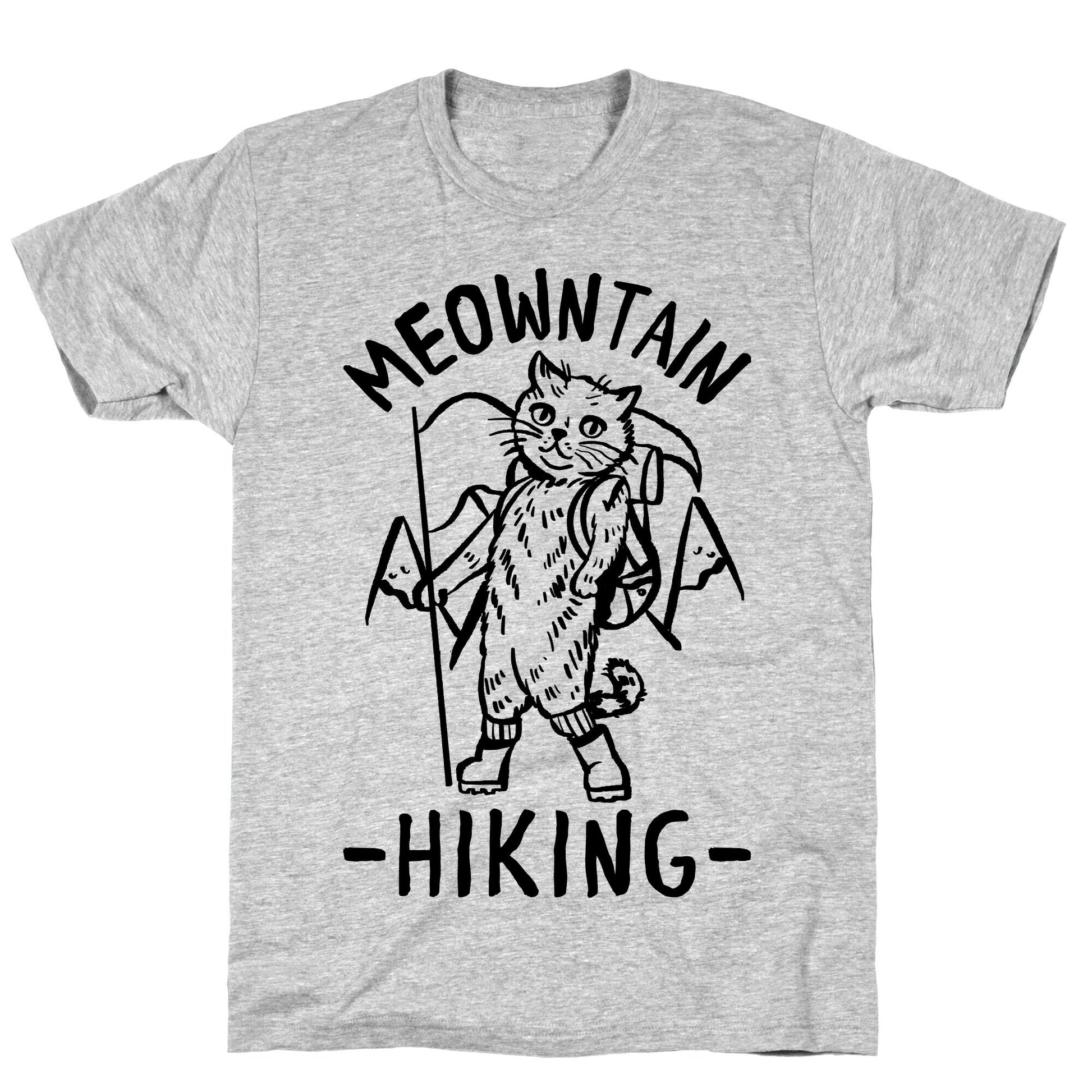 Meowntain Hiking Cat T-Shirt