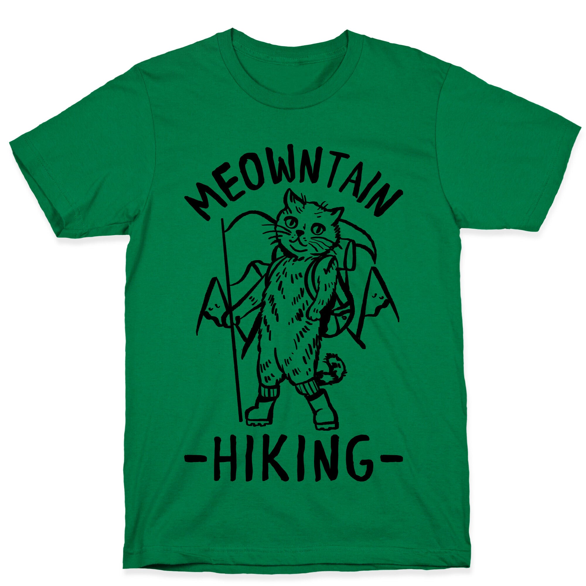 Meowntain Hiking Cat T-Shirt