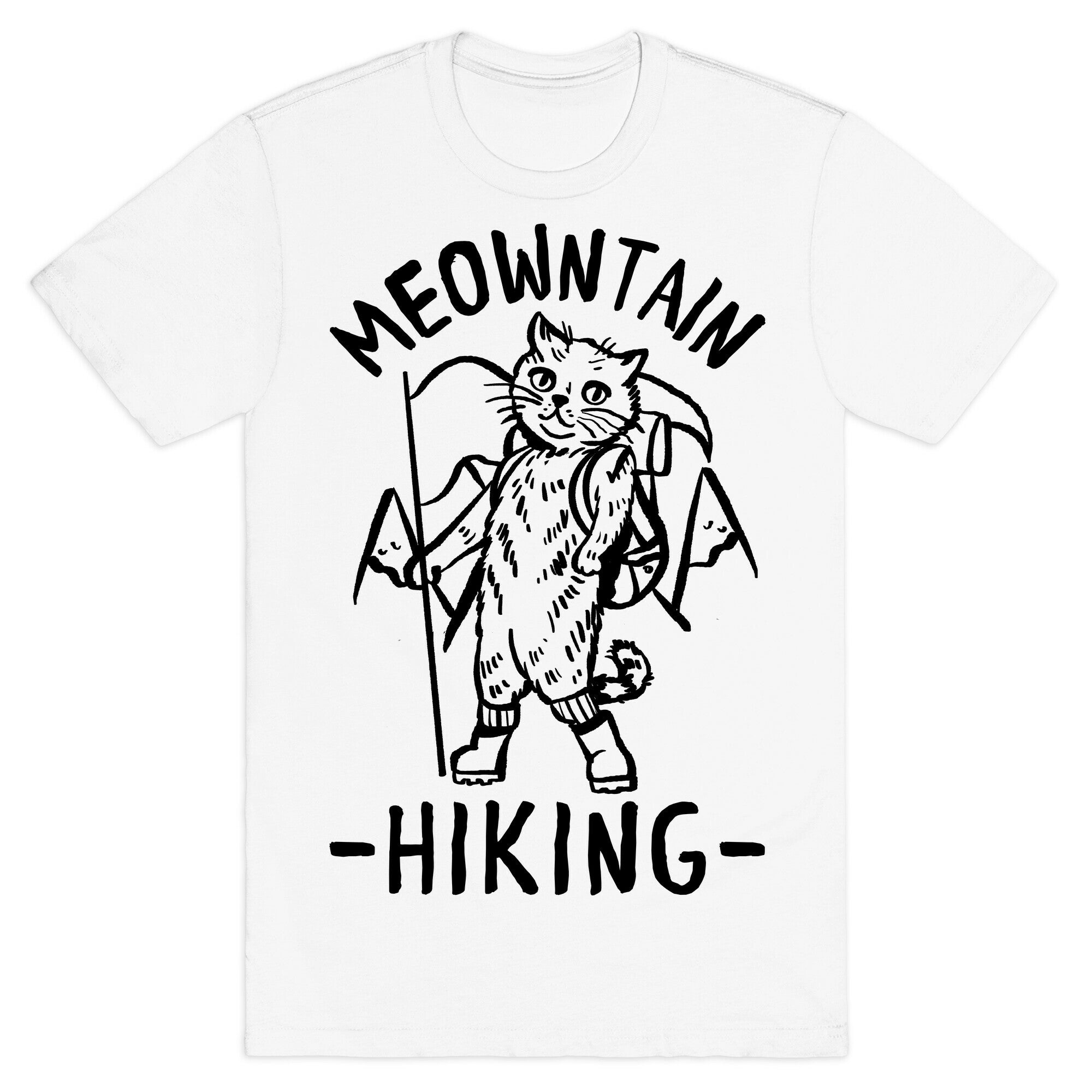 Meowntain Hiking Cat T-Shirt