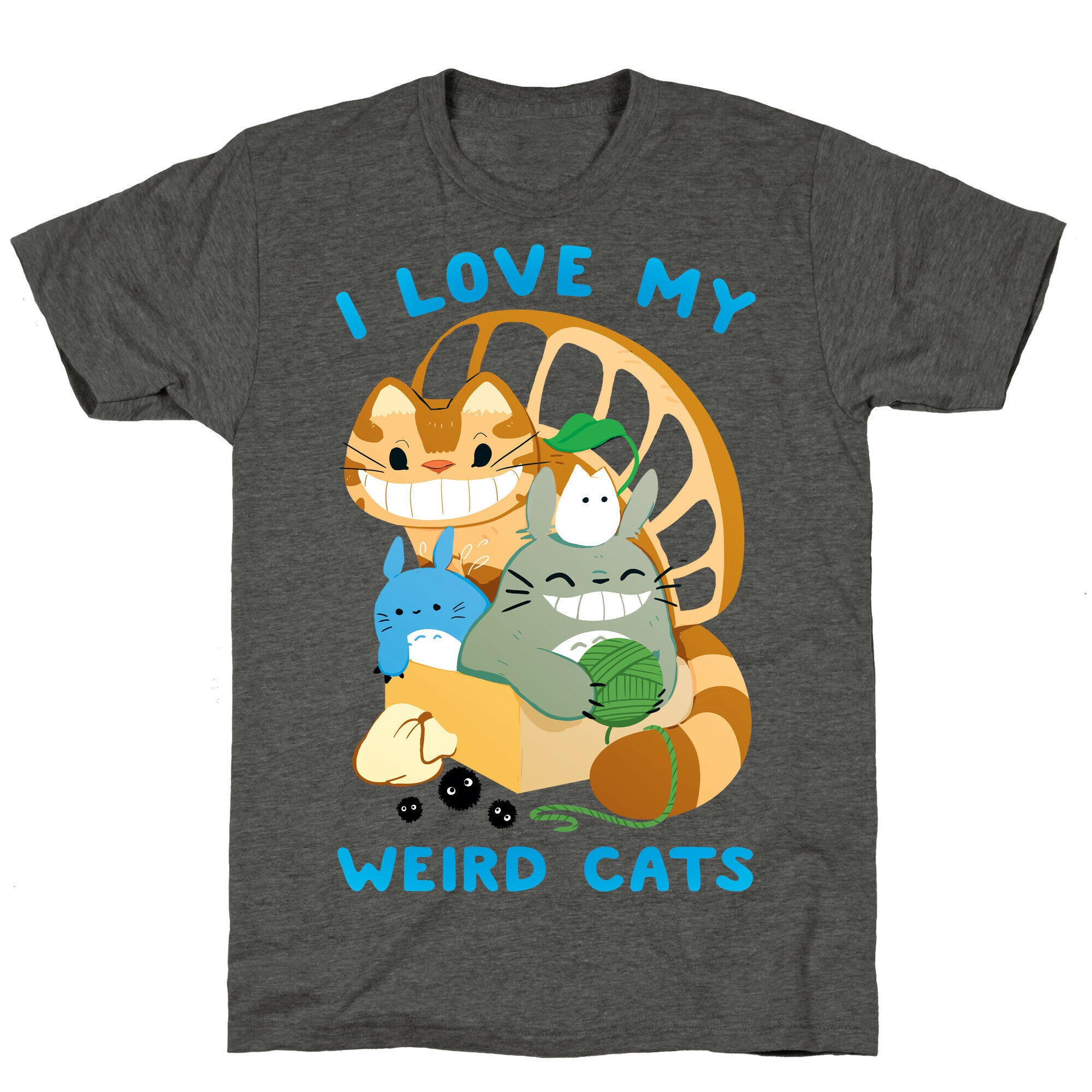 I love my weird cats Unisex Triblend Tee