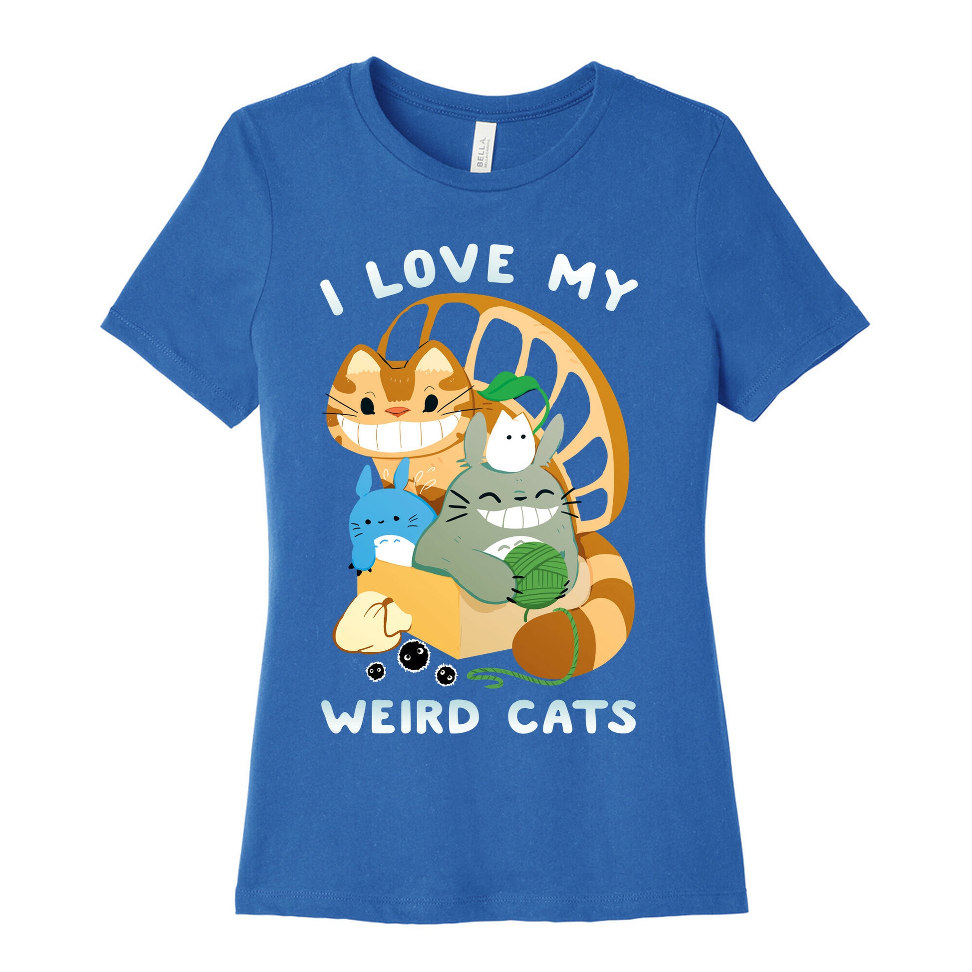 I love my weird cats Women's Cotton Tee