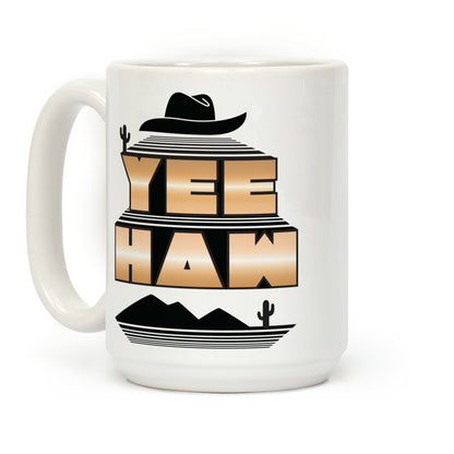 Retro 80s Yee Haw Coffee Mug