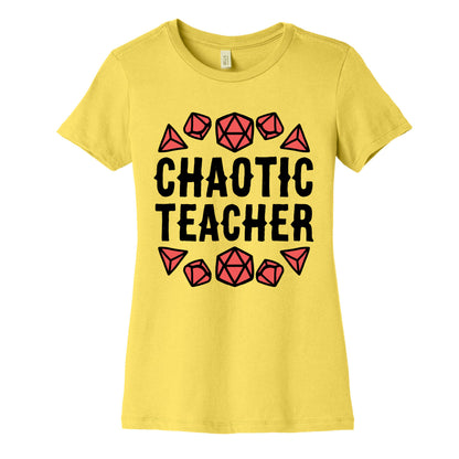 Chaotic Teacher Women's Cotton Tee