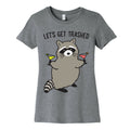 Let's Get Trashed Margarita Raccoon Women's Cotton Tee