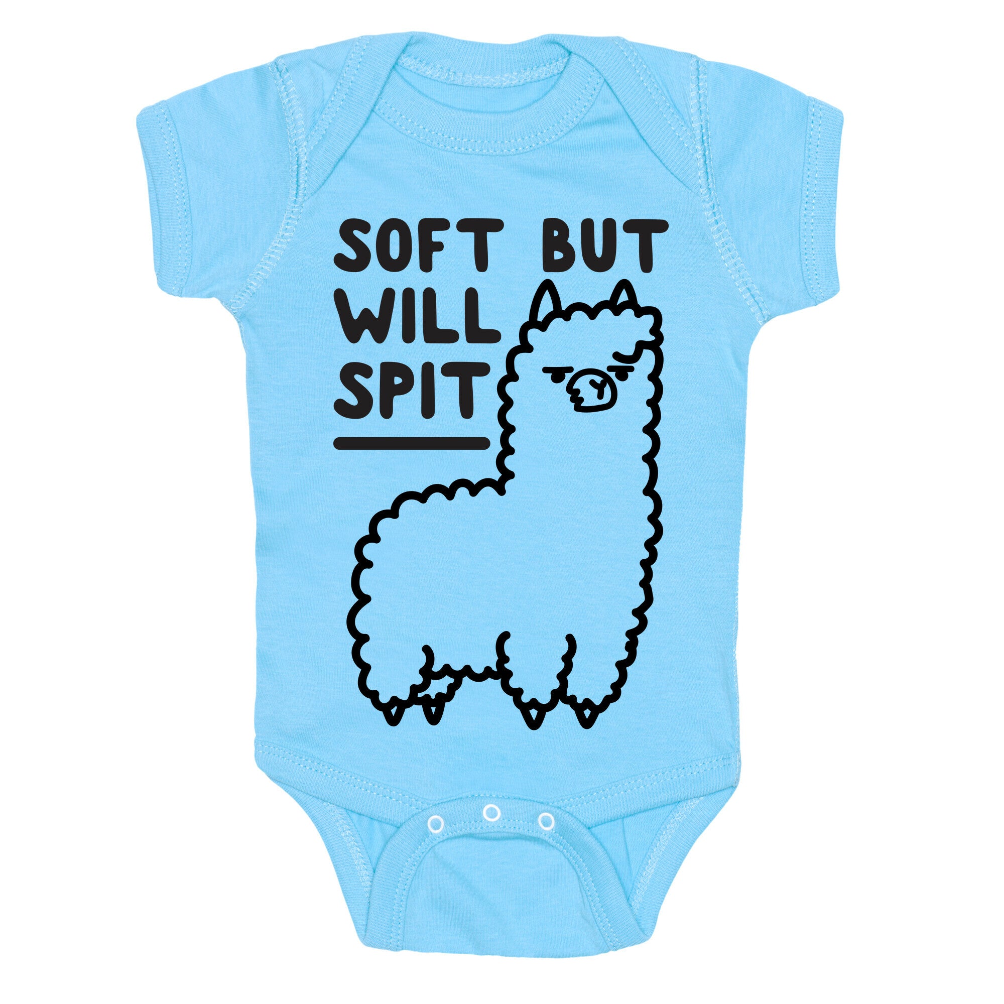 Soft But Will Spit Llama Baby One Piece