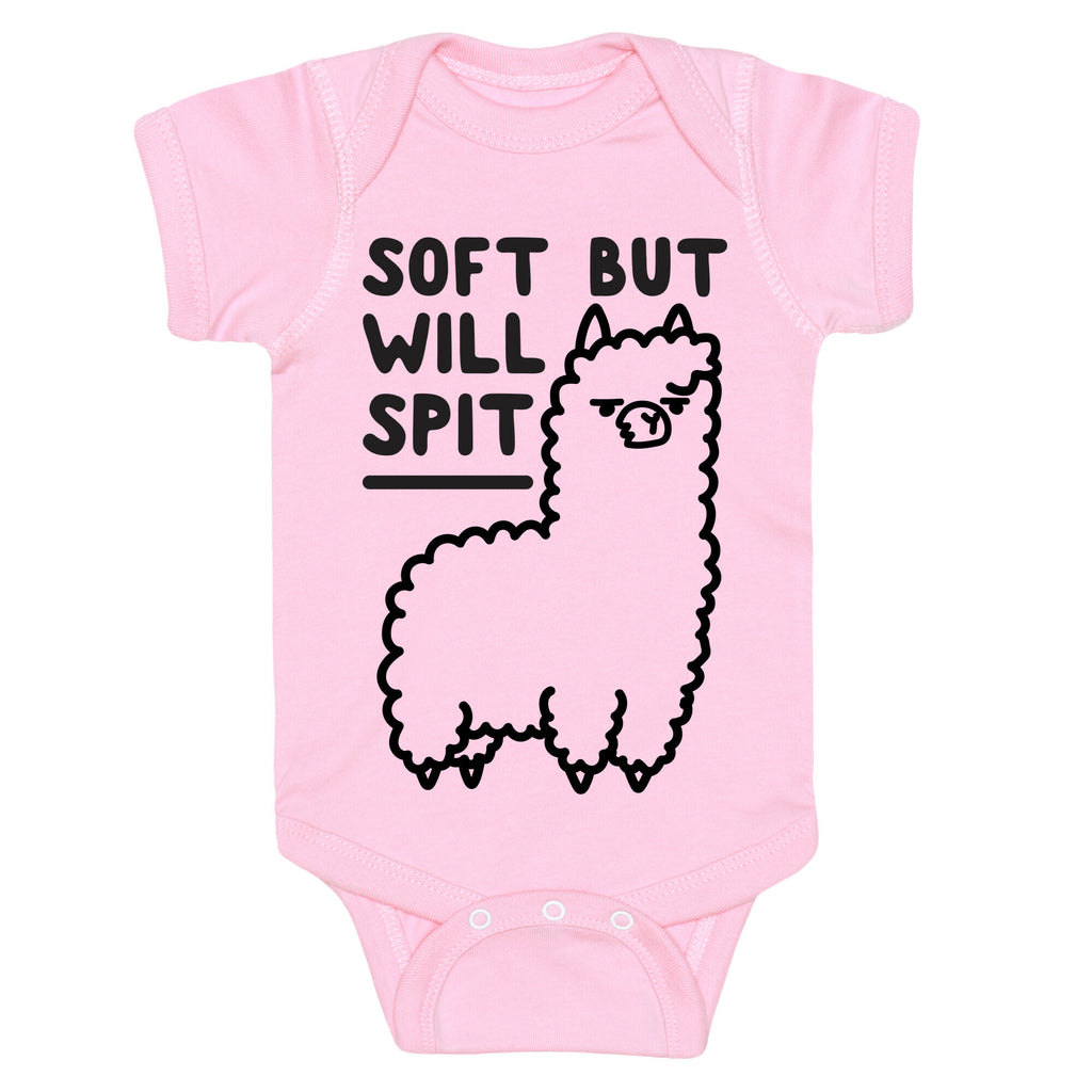 Soft But Will Spit Llama Baby One Piece