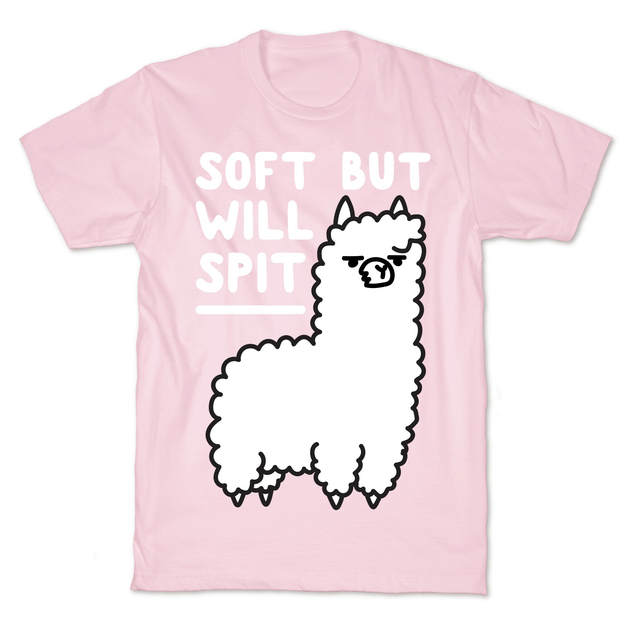 Soft But Will Spit Llama T-Shirt