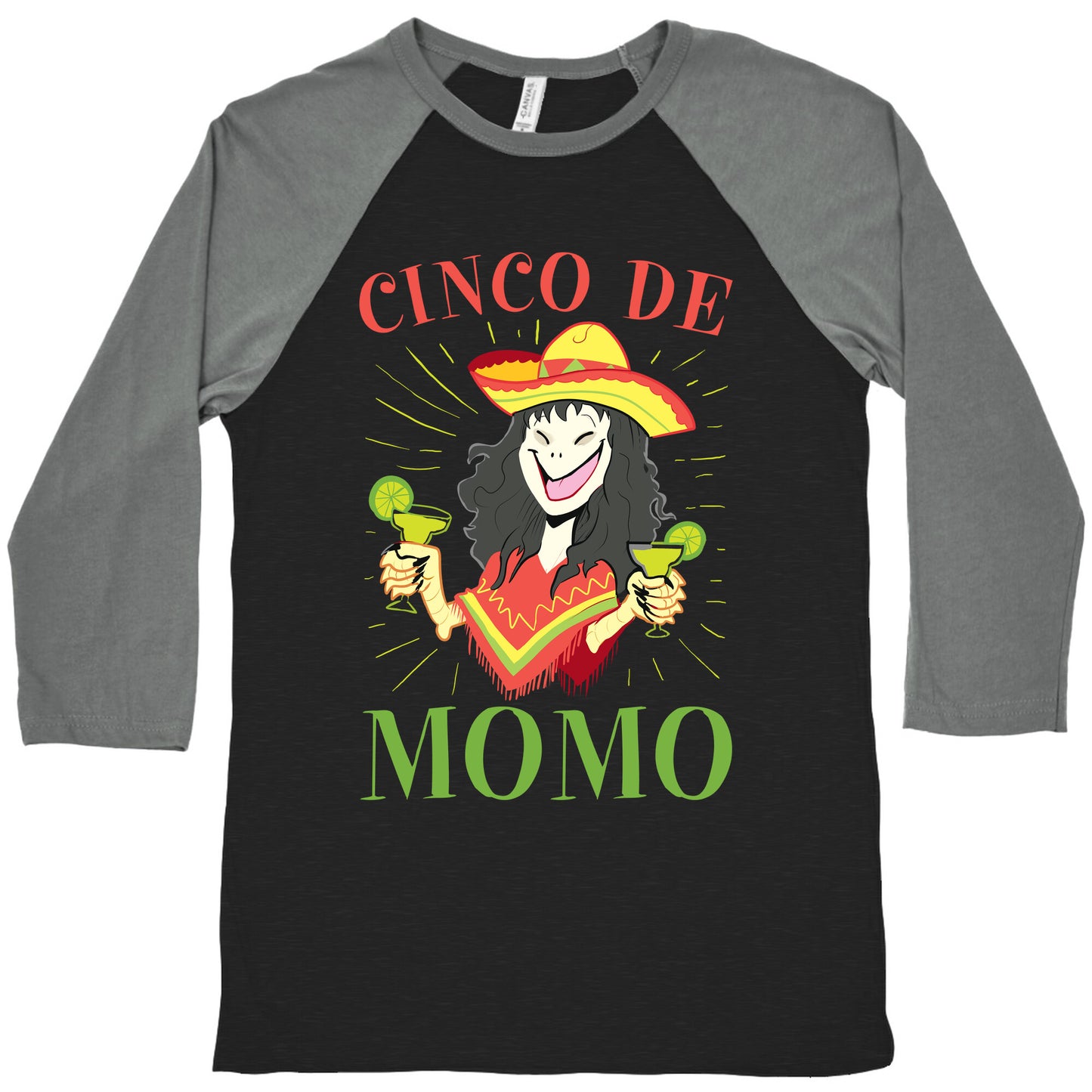 Cinco De Momo Baseball Tee