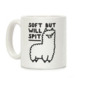 Soft But Will Spit Llama Coffee Mug