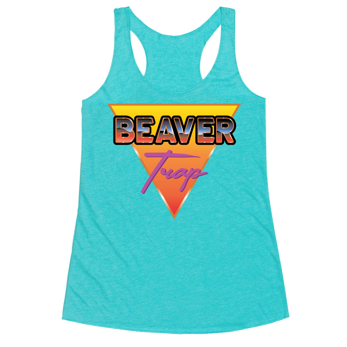 Beaver Trap 99 Parody Racerback Tank