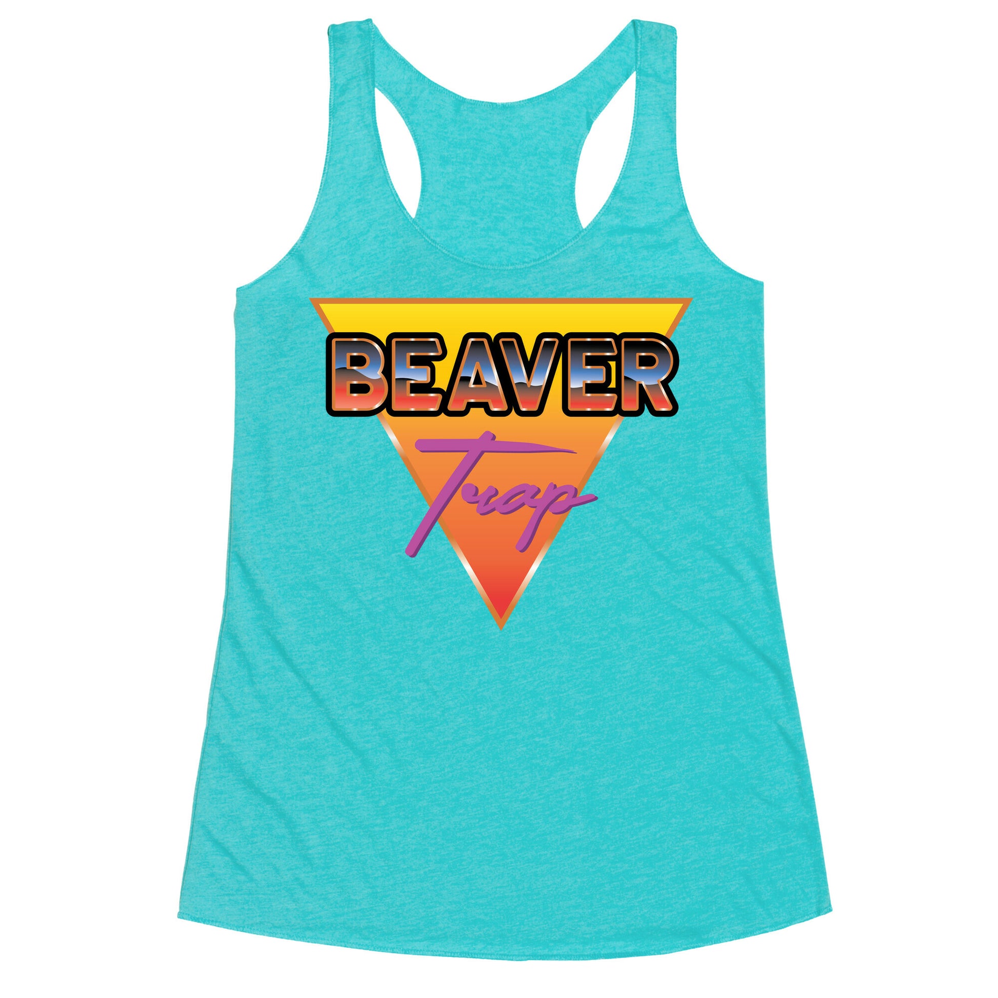 Beaver Trap 99 Parody Racerback Tank