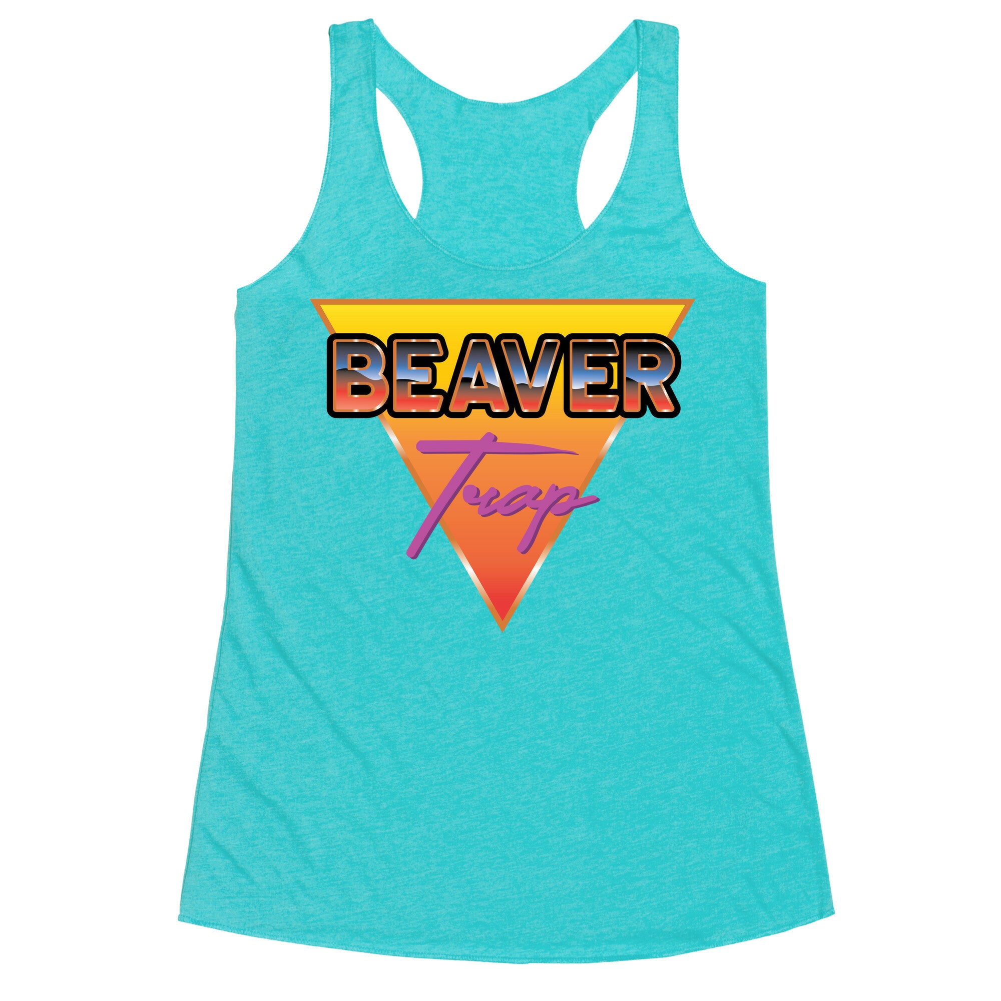 Beaver Trap 99 Parody Racerback Tank