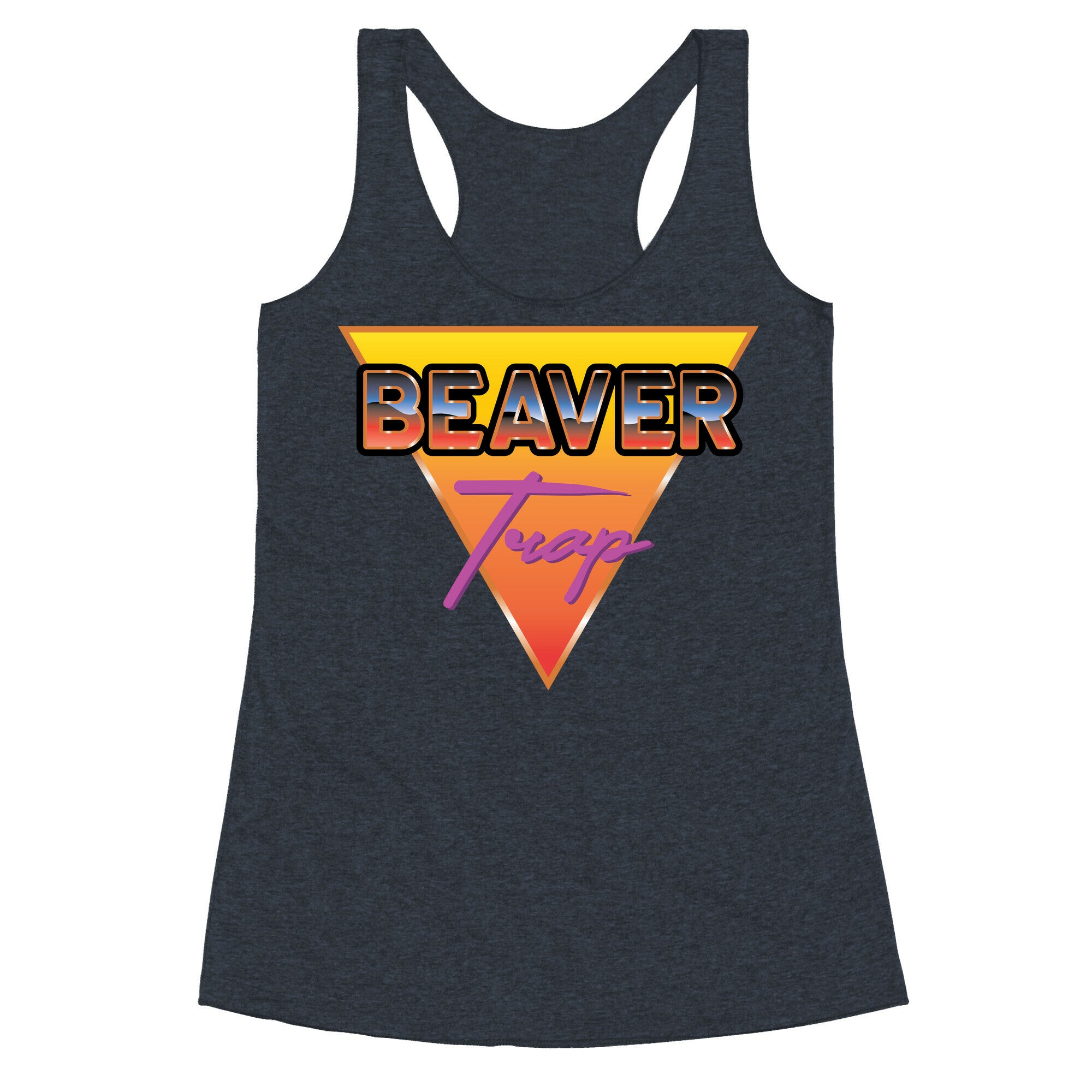 Beaver Trap 99 Parody Racerback Tank