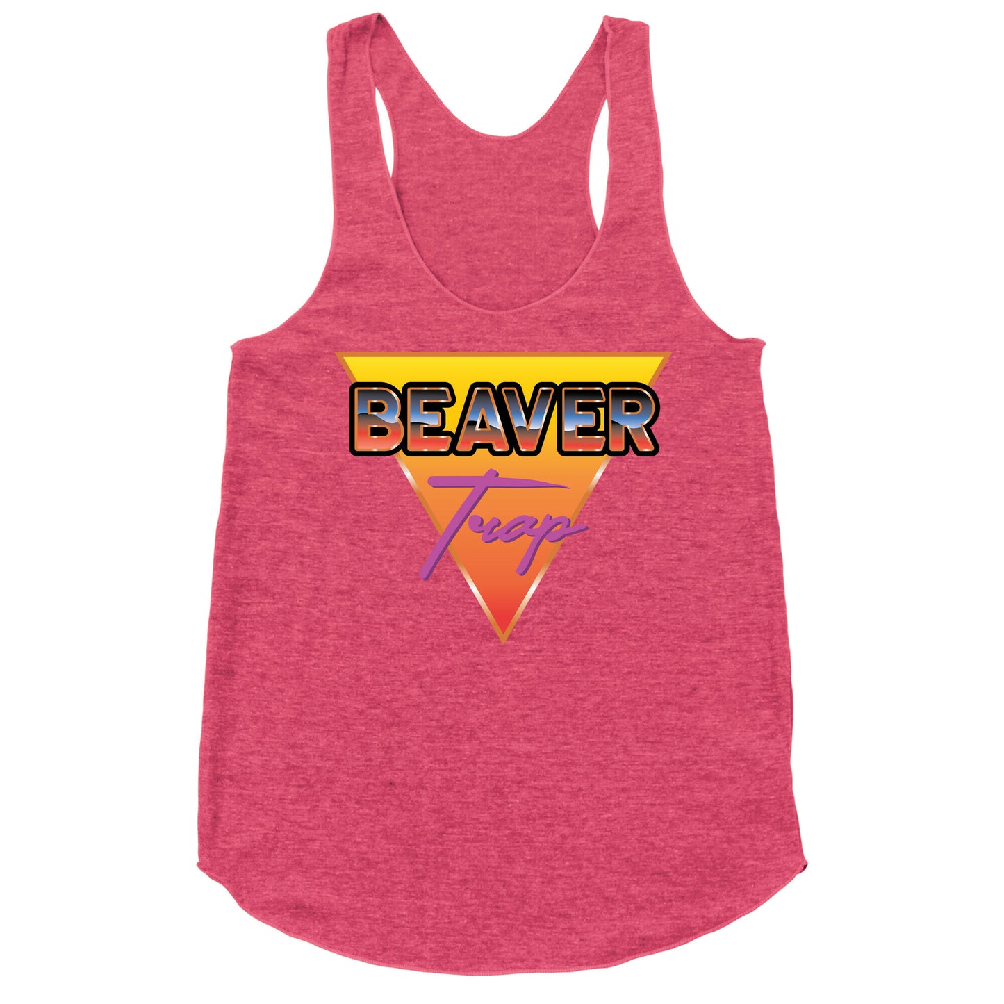 Beaver Trap 99 Parody Racerback Tank
