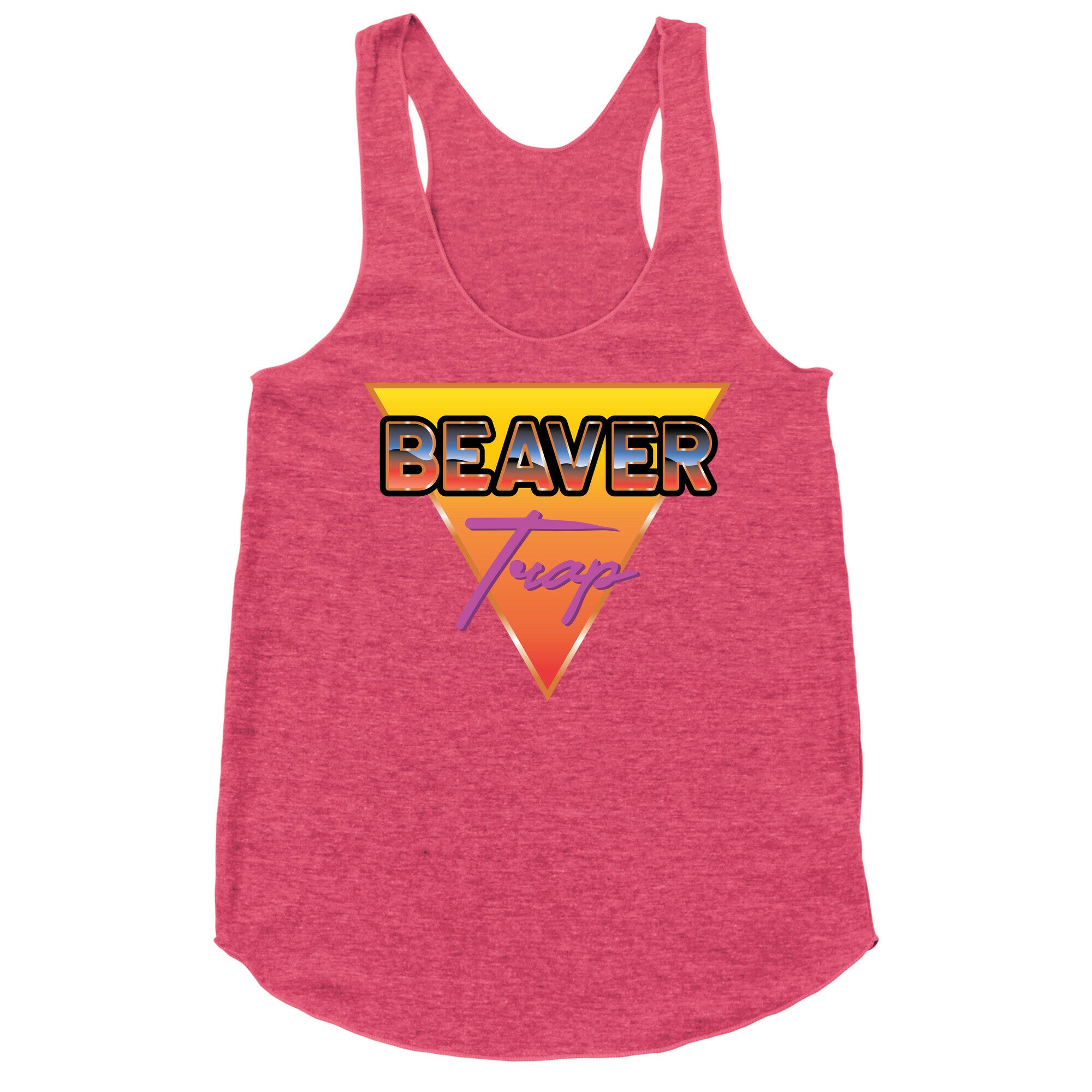 Beaver Trap 99 Parody Racerback Tank