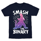 Smash The Binary Genderfluid Kaiju T-Shirt