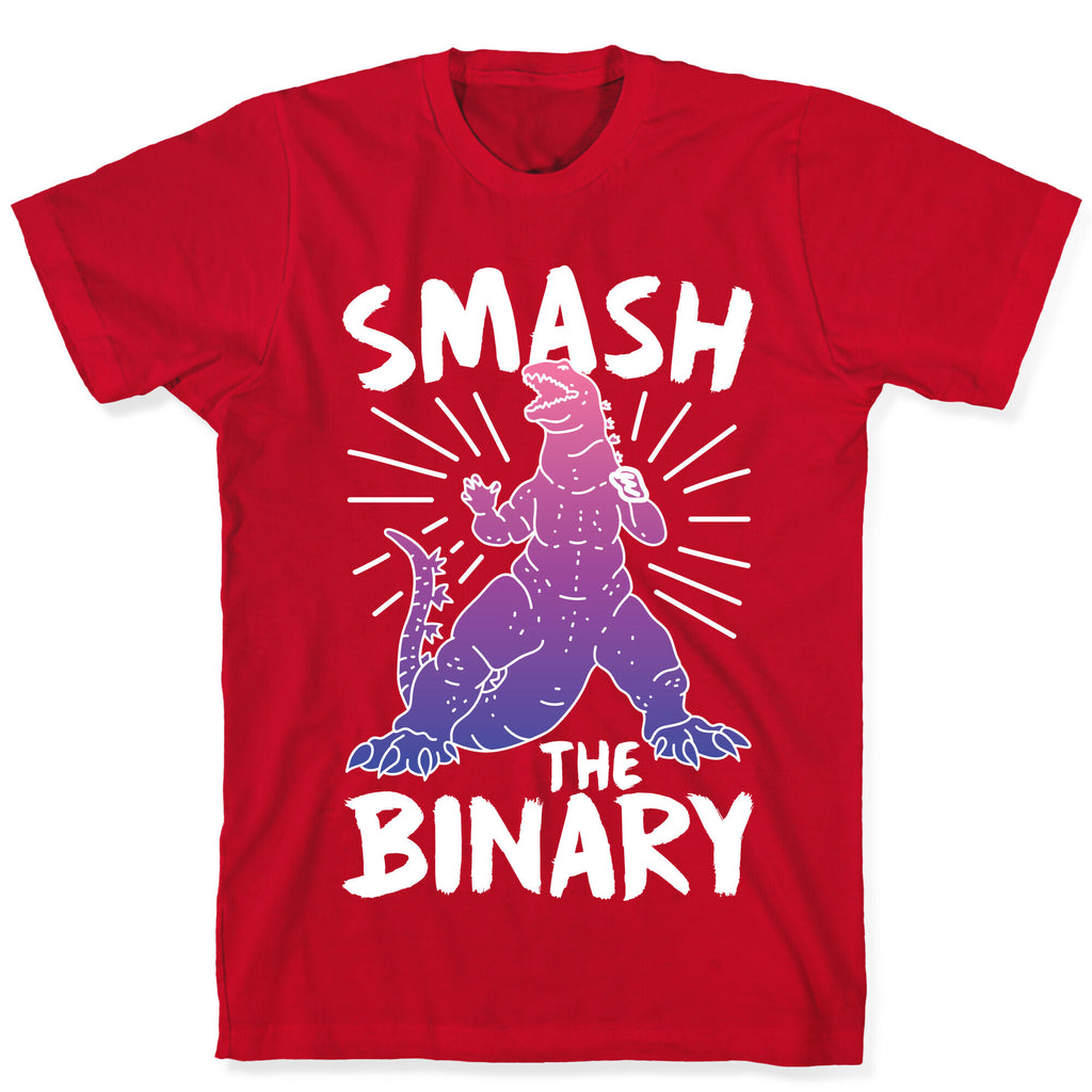 Smash The Binary Genderfluid Kaiju T-Shirt