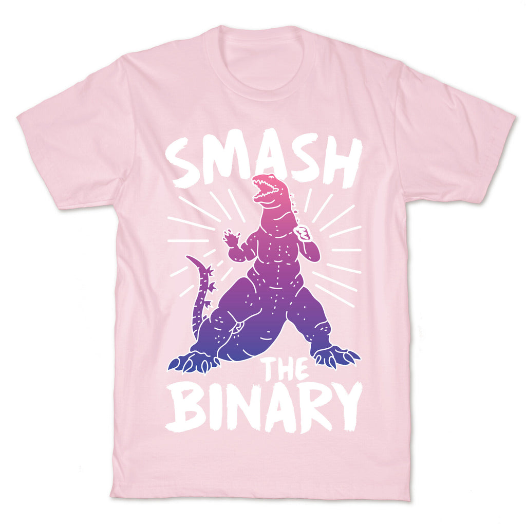 Smash The Binary Genderfluid Kaiju T-Shirt