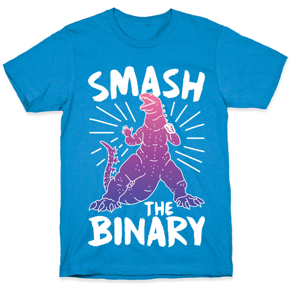 Smash The Binary Genderfluid Kaiju T-Shirt