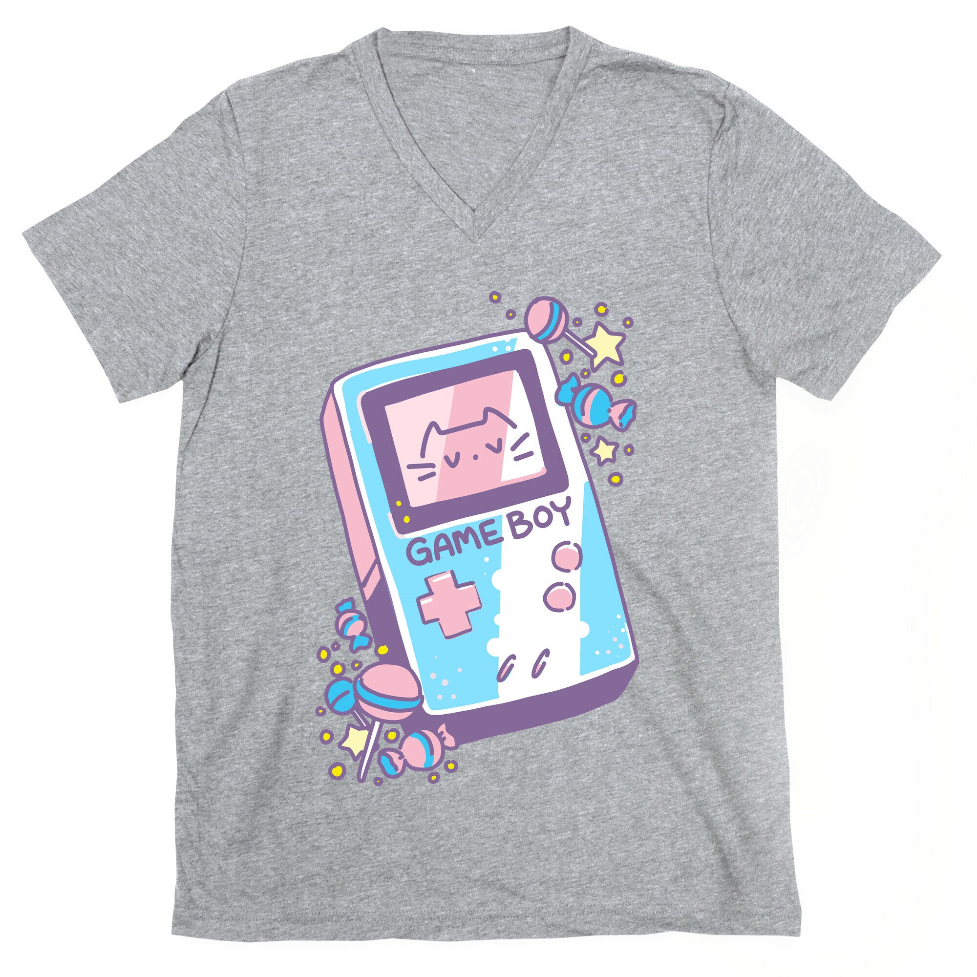 Game Boy - Trans Pride V-Neck