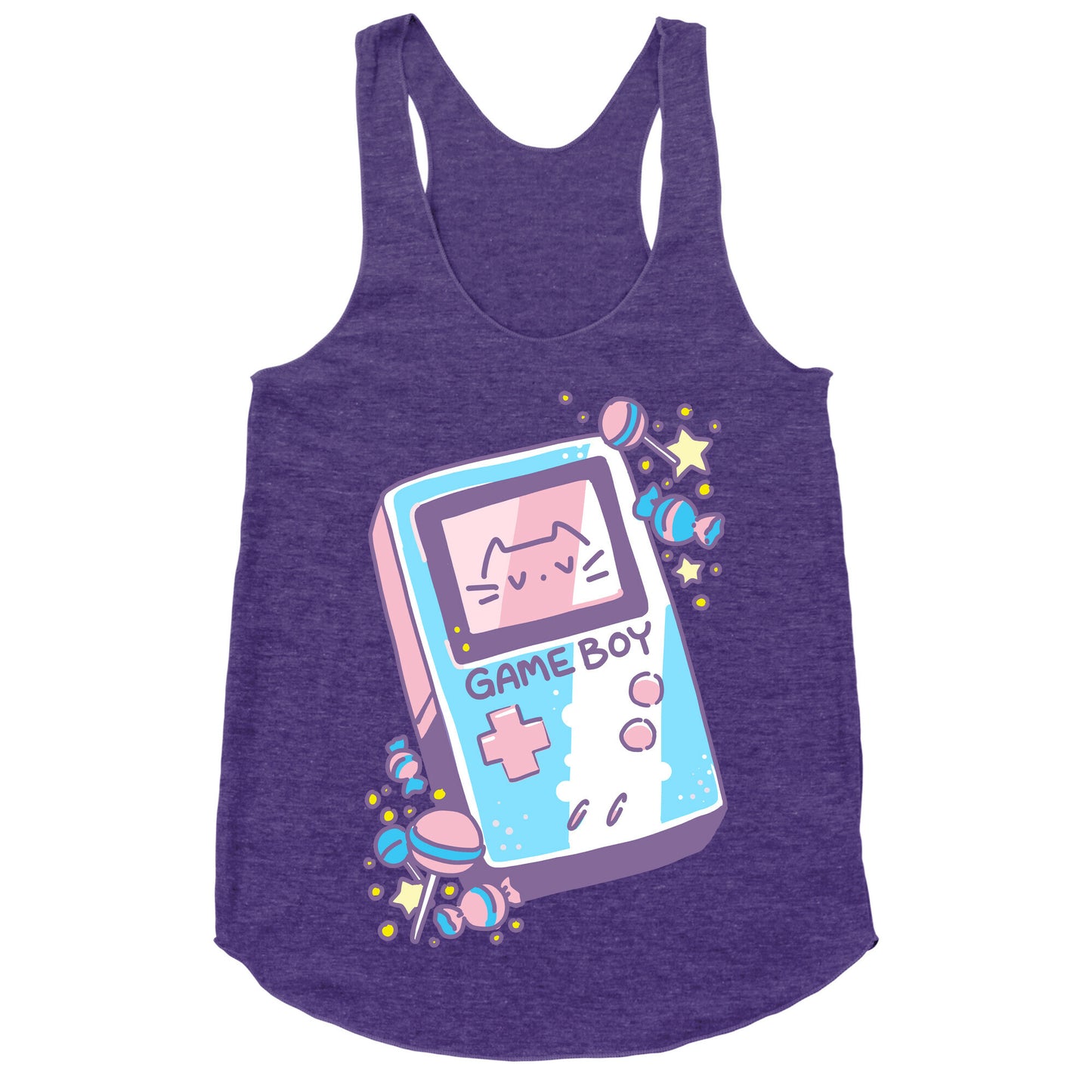 Game Boy - Trans Pride Racerback Tank