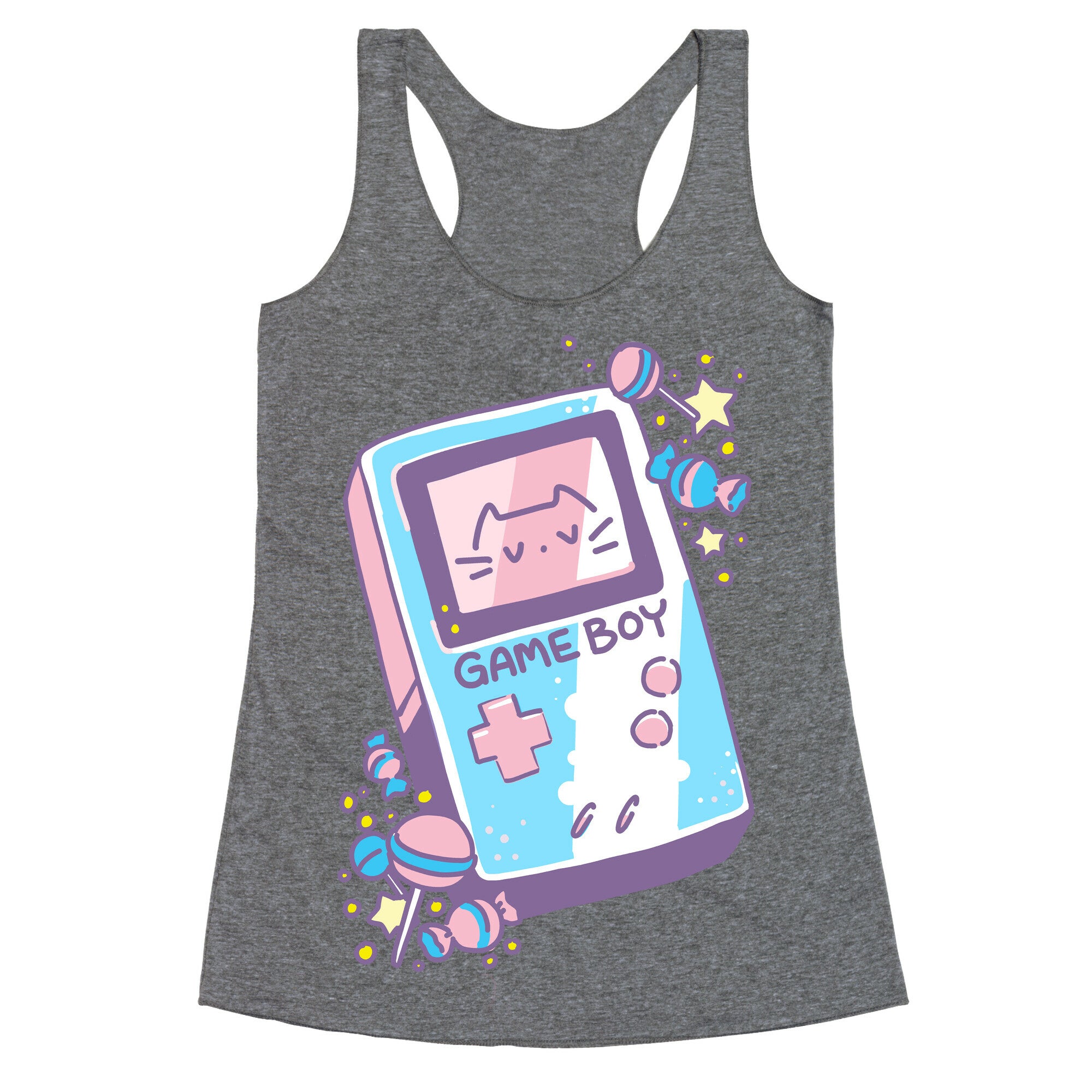 Game Boy - Trans Pride Racerback Tank