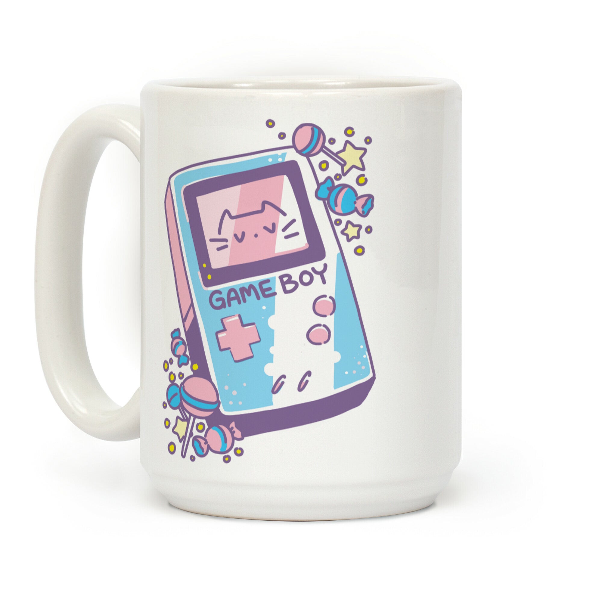 Game Boy - Trans Pride Coffee Mug