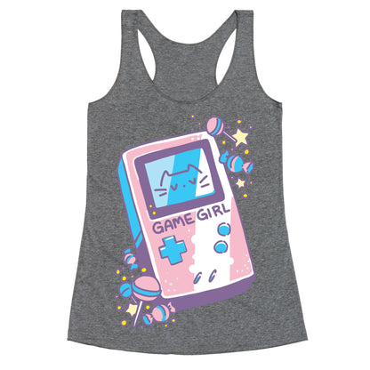 Game Girl - Trans Pride Racerback Tank