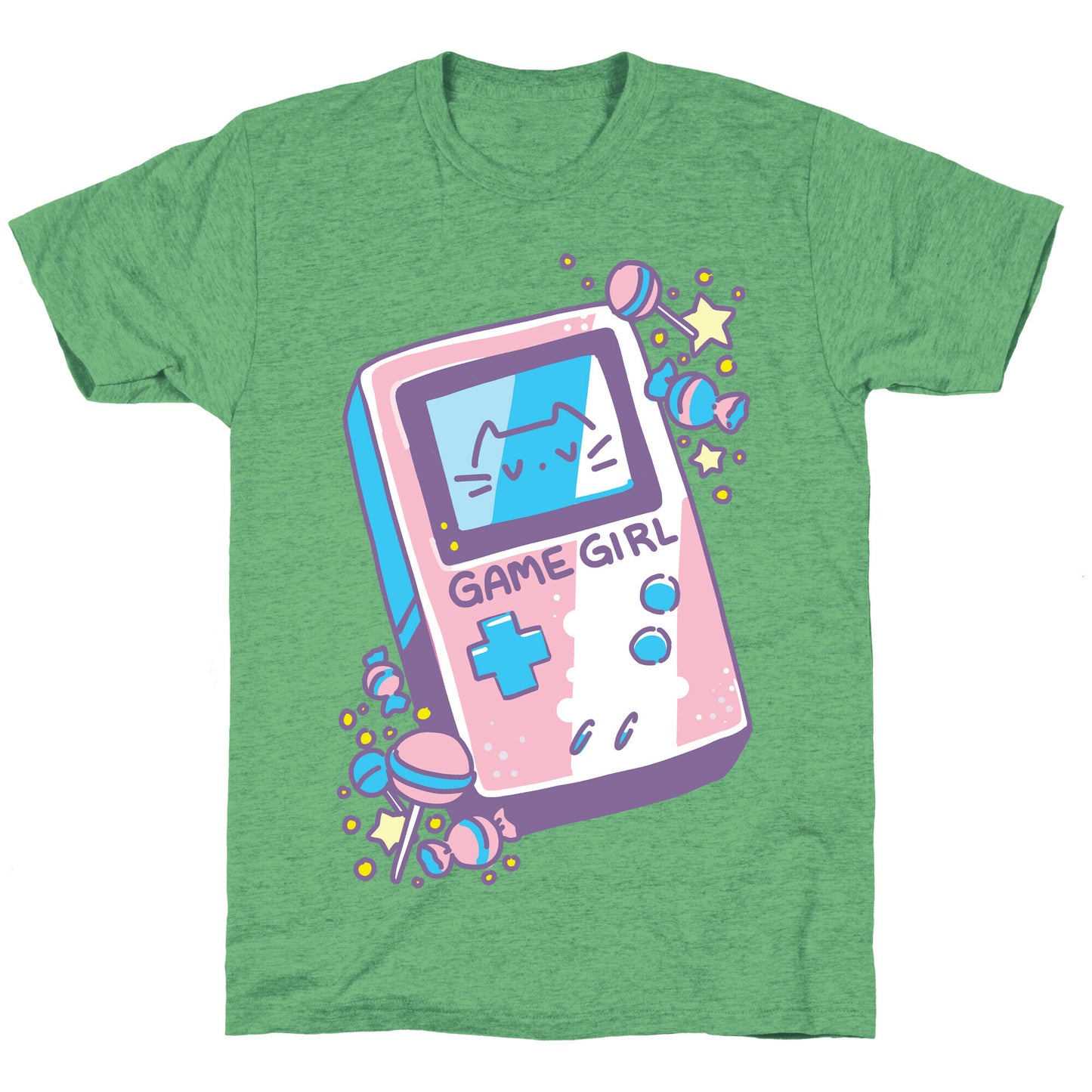 Game Girl - Trans Pride Unisex Triblend Tee