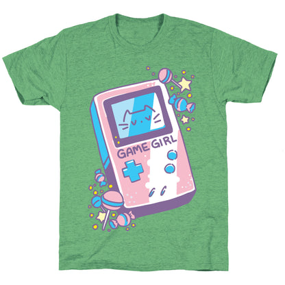 Game Girl - Trans Pride Unisex Triblend Tee